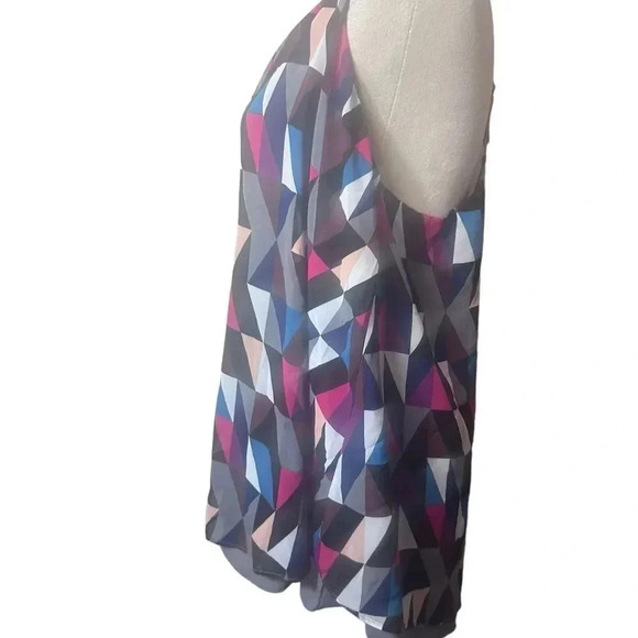 Torrid Sophie Geo Chiffon double layer swing camisole top size 1-1X/14-16 - Picture 7 of 12